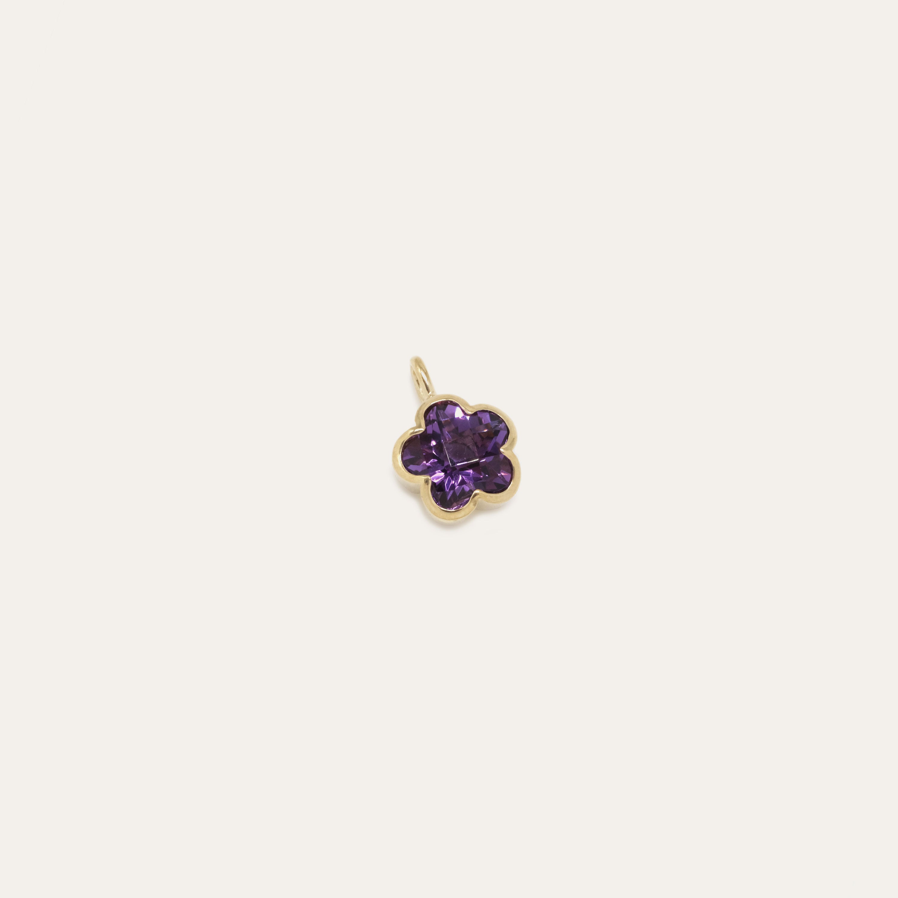 Bezel Flower Charm | Special Order