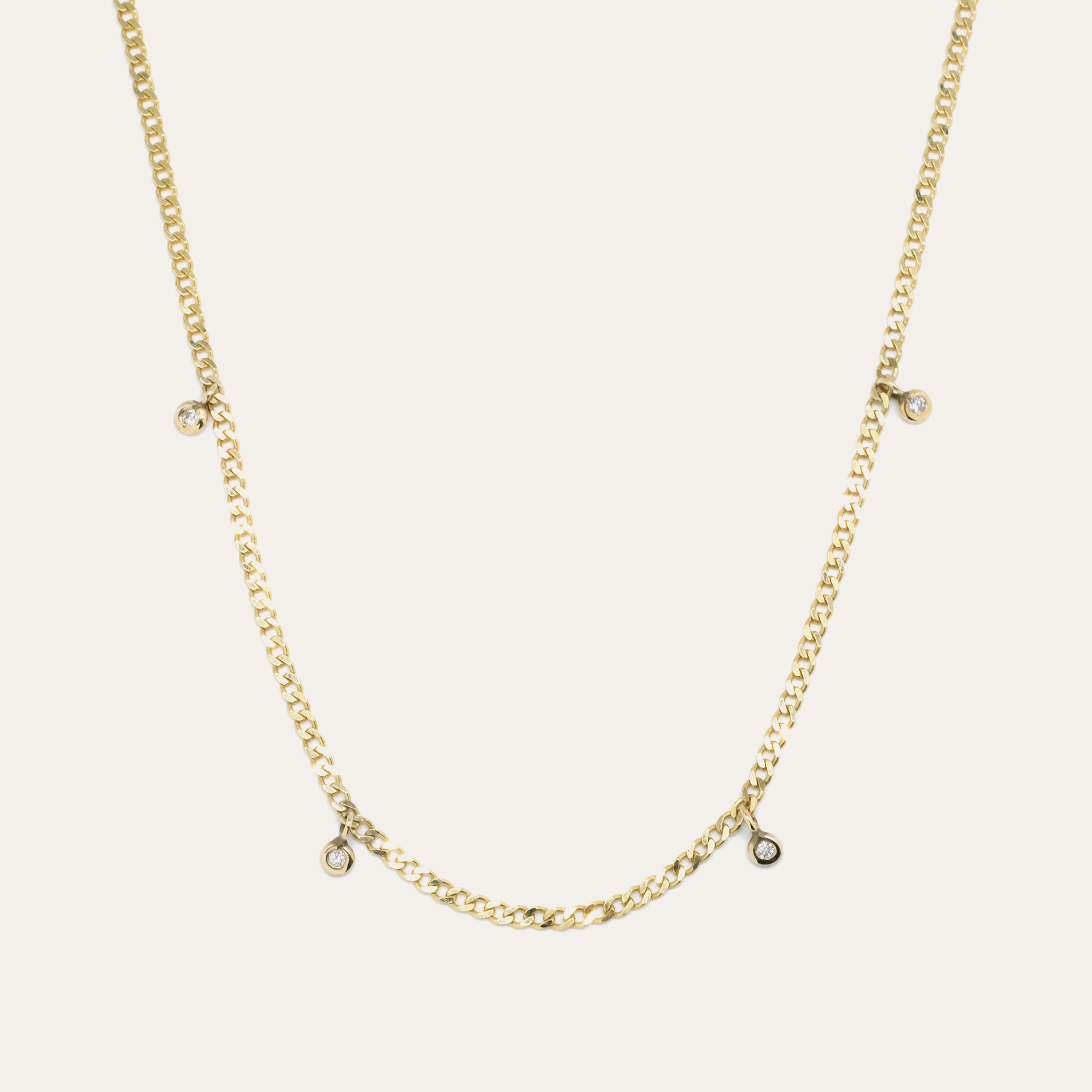 Greggie Diamond Shaker Necklace