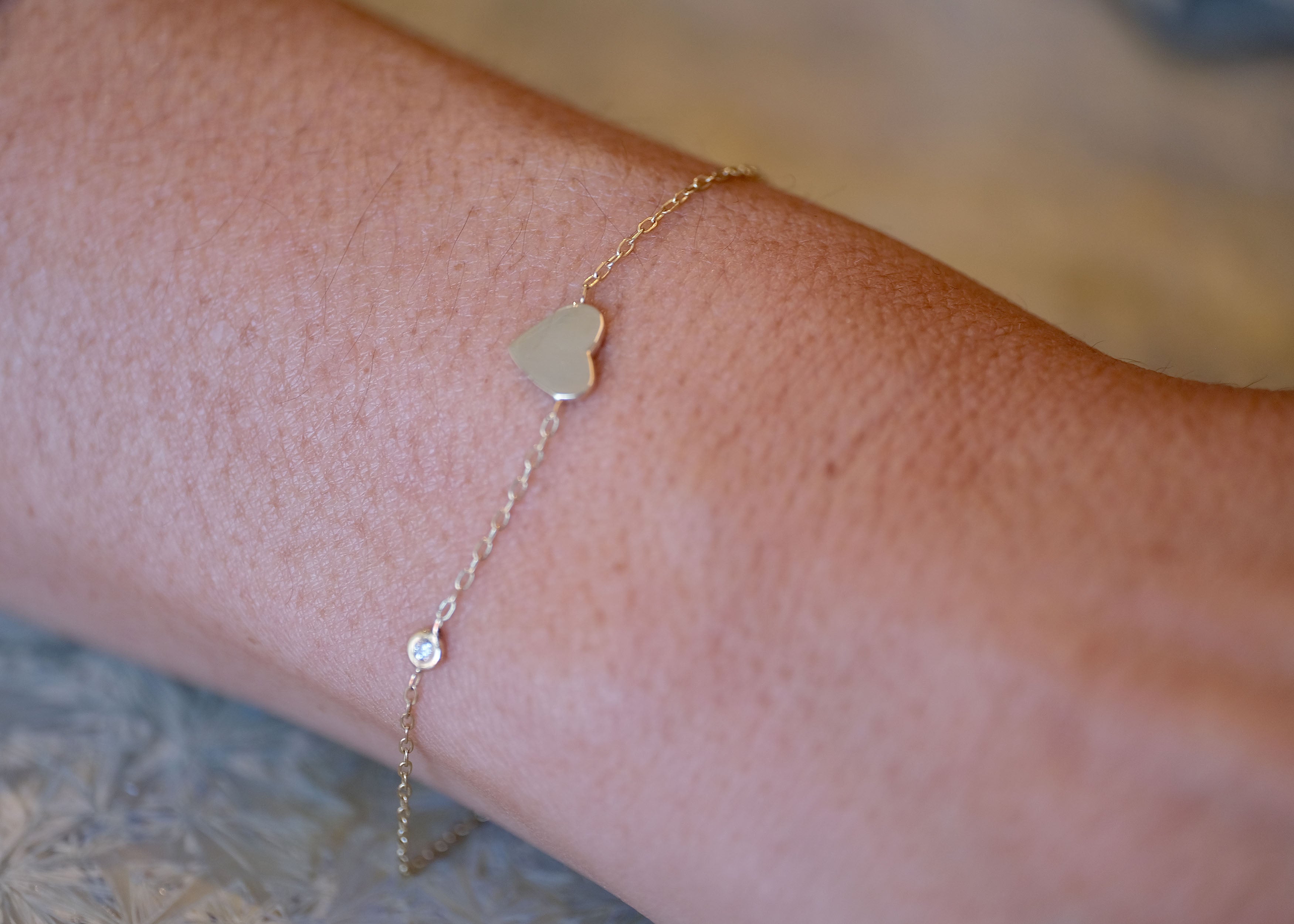 Diamond sales heartbeat bracelet