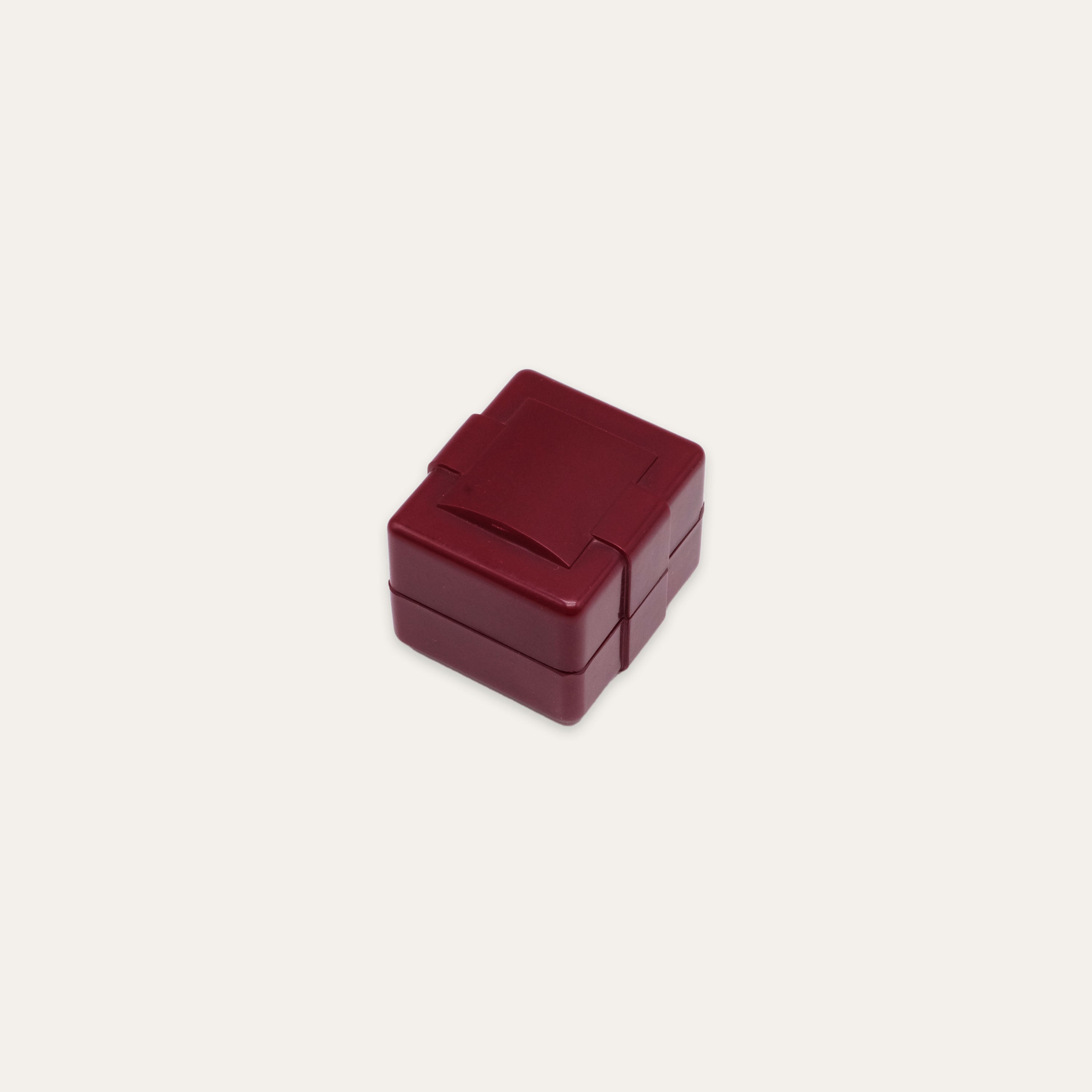 Maroon and Gold Ring Box | OOAK