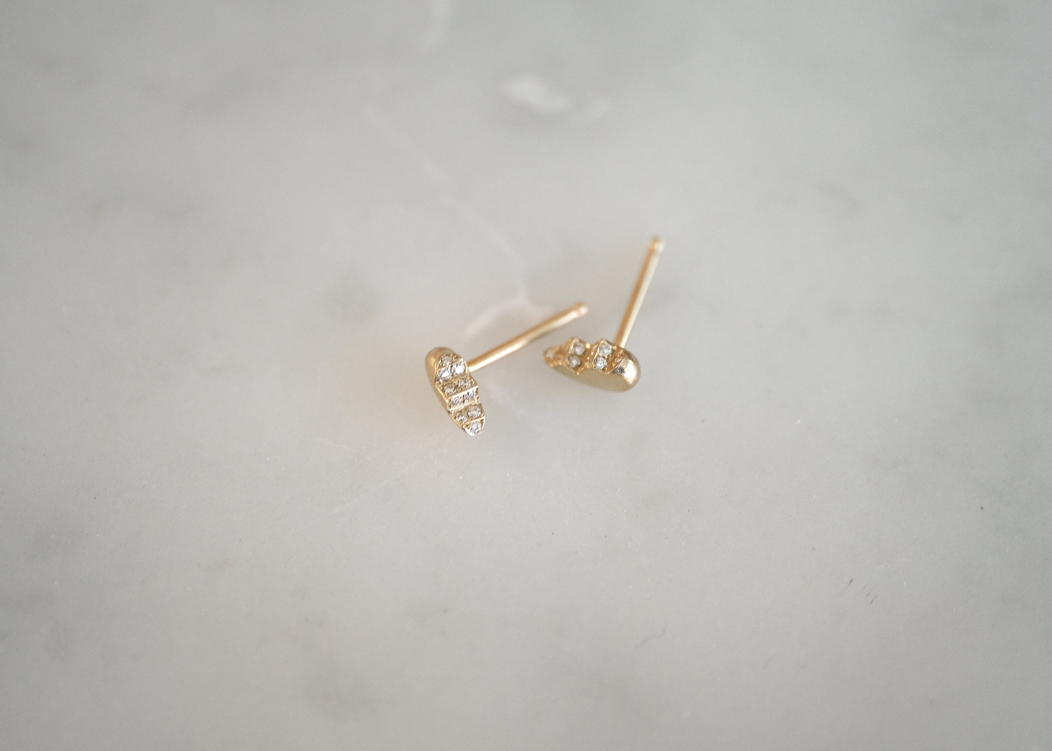 Gold Pearl Huggie Earrings - Best Seller – Admiral Row