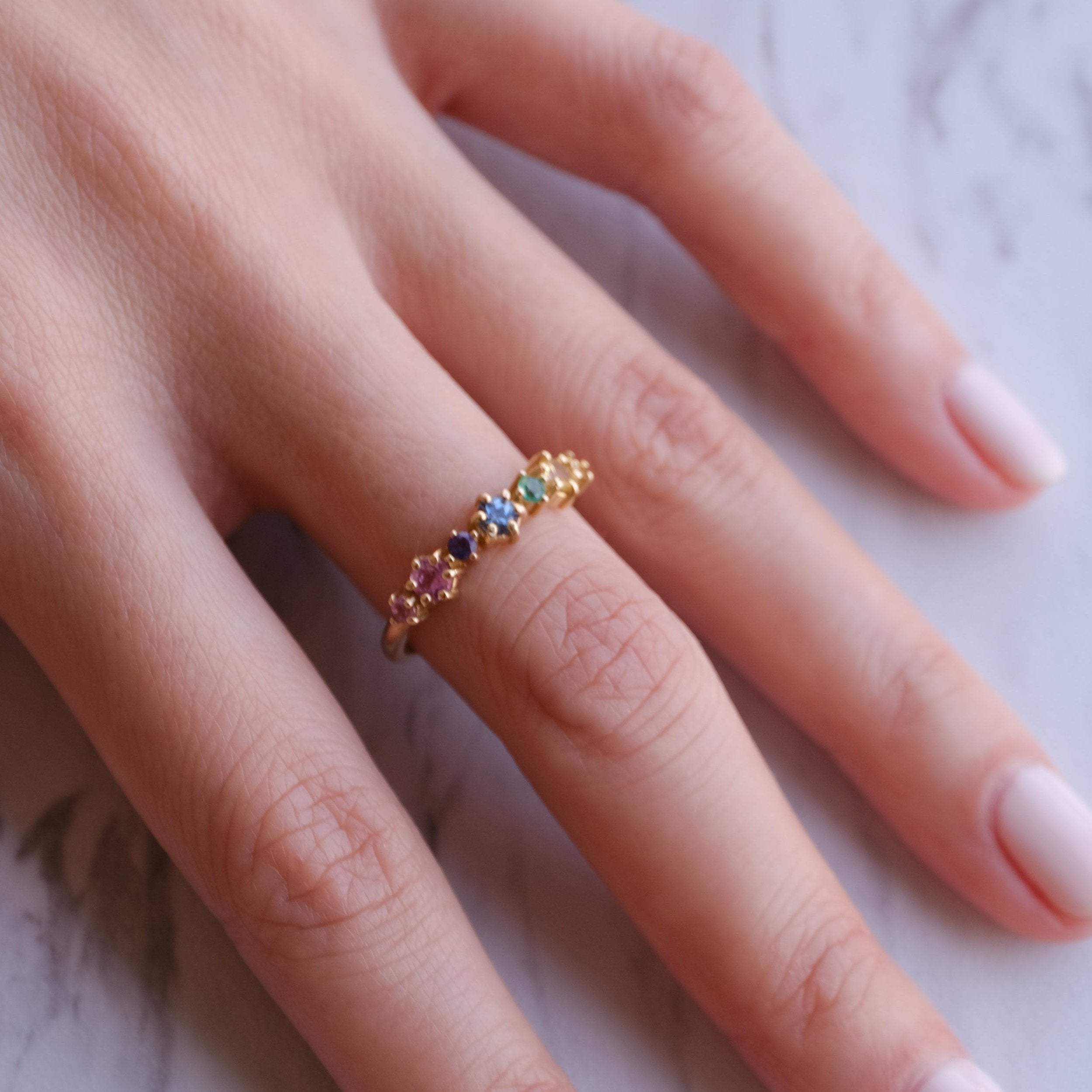 Orbit Rainbow Ring | Ready To Ship