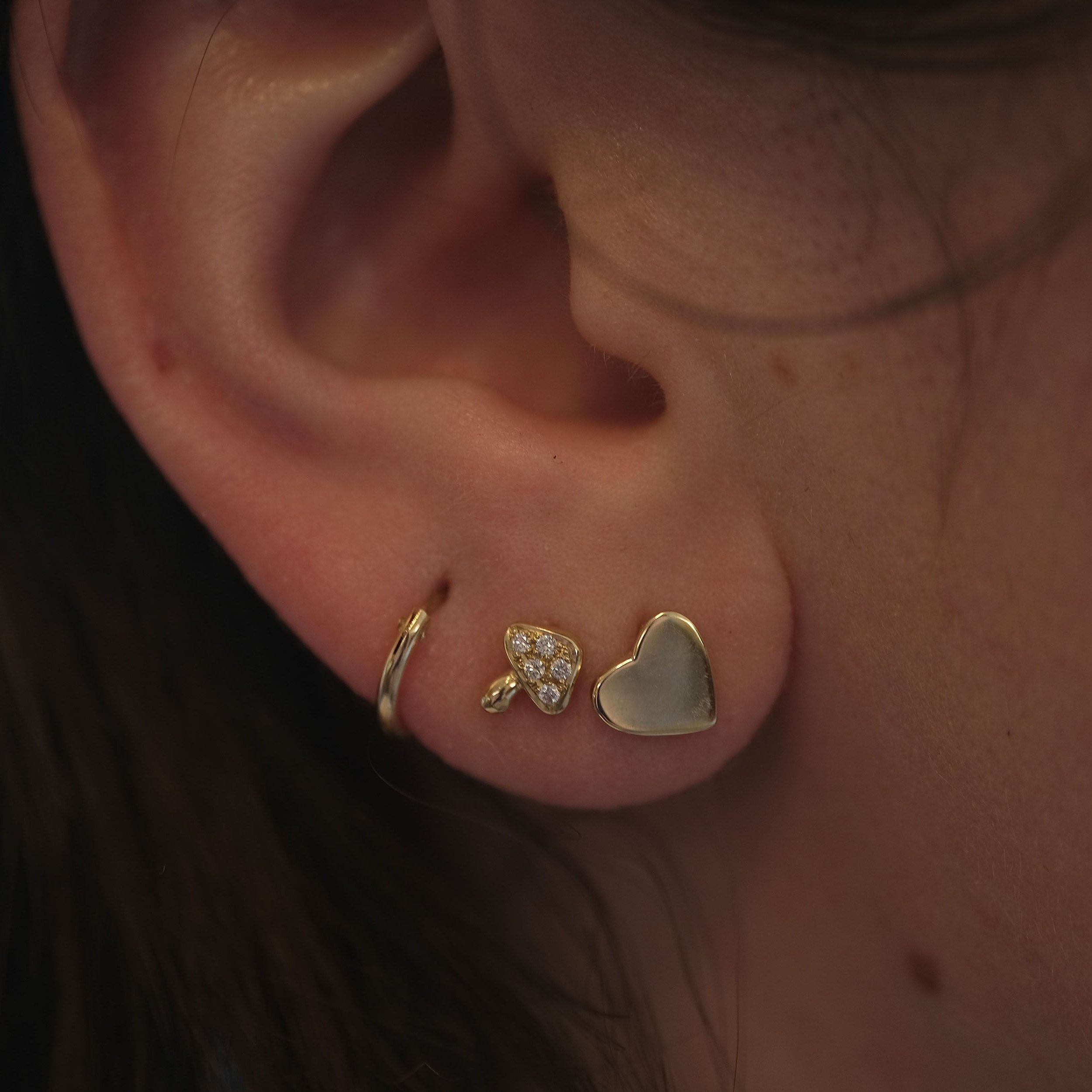 Heartbeat earrings store